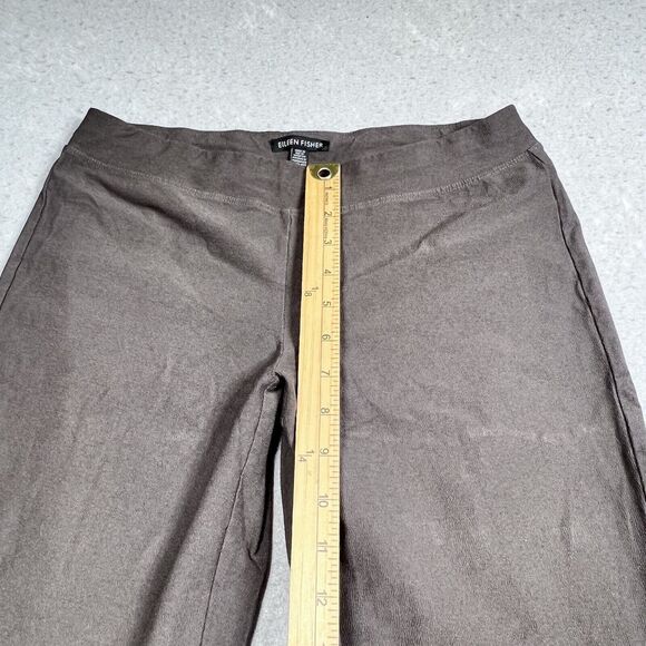 Eileen Fisher Pants Womens X-Small Gray Washable Stretch Ankle Crepe Straight - Picture 6 of 11
